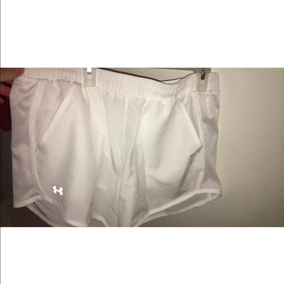 Under armor white running shorts for women - Picture 1 of 7